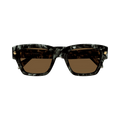 Alexander McQueen Square Sunglasses — Brown