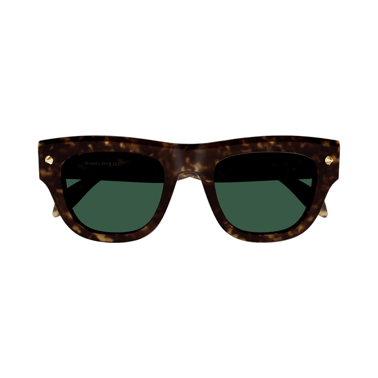Alexander McQueen Square Sunglasses — Brown