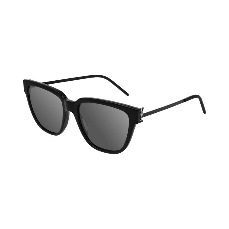 Saint Laurent Square Sunglasses — Black