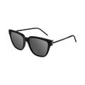 Saint Laurent Square Sunglasses — Black