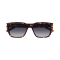 Saint Laurent Square Sunglasses — Brown