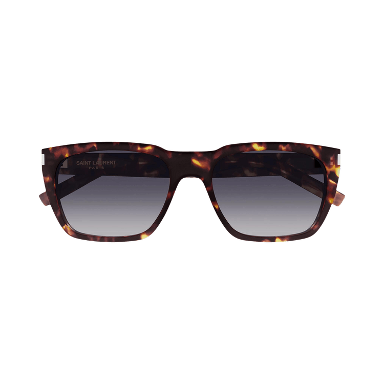 Saint Laurent Square Sunglasses — Brown