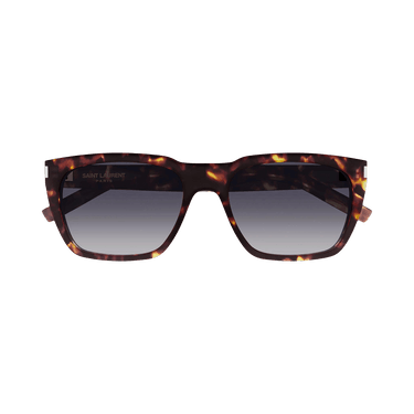 Saint Laurent Square Sunglasses — Brown