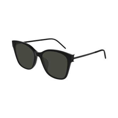 Saint Laurent Square Sunglasses — Black
