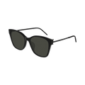 Saint Laurent Square Sunglasses — Black