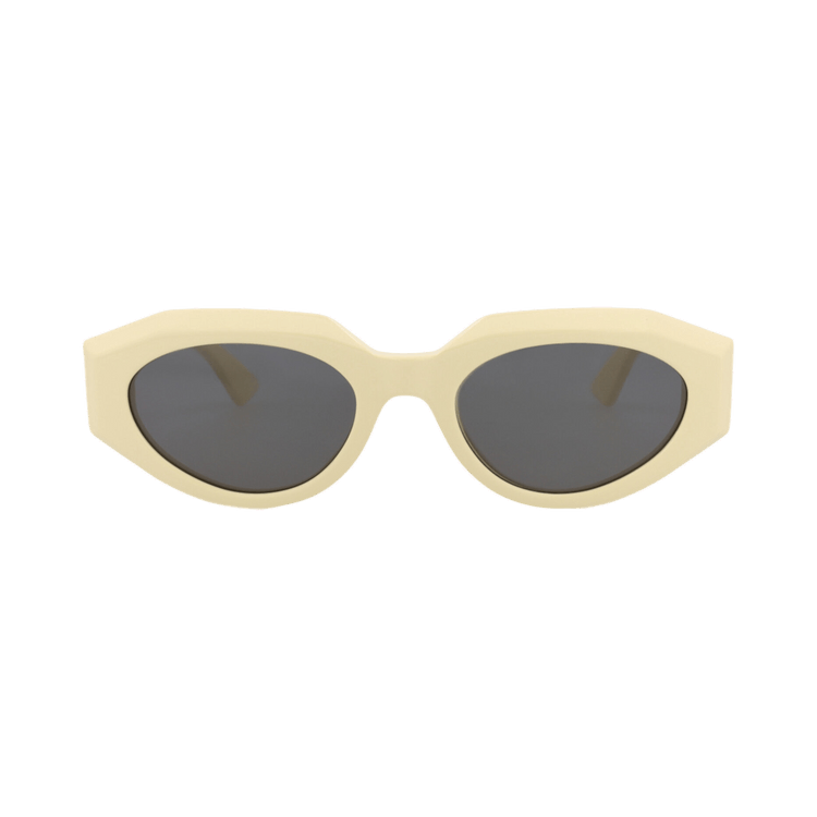 Bottega Veneta Facet Sunglasses — Tan