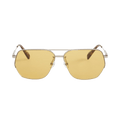Jacquemus Aviator Sunglasses — Silver
