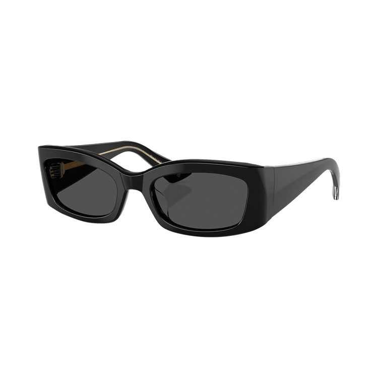 Khaite Rectangular Sunglasses — Black