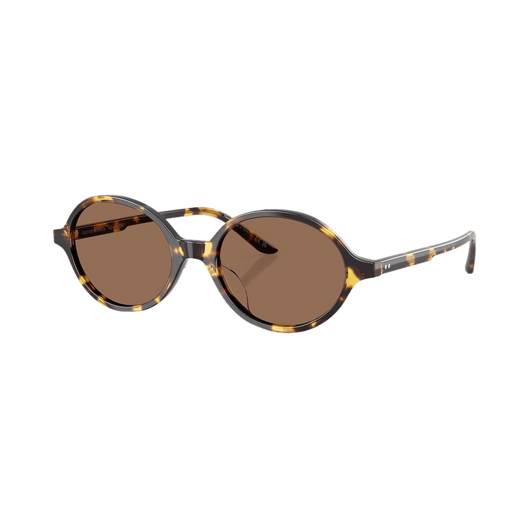 Khaite Round Sunglasses — Brown