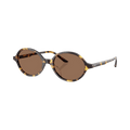 Khaite Round Sunglasses — Brown