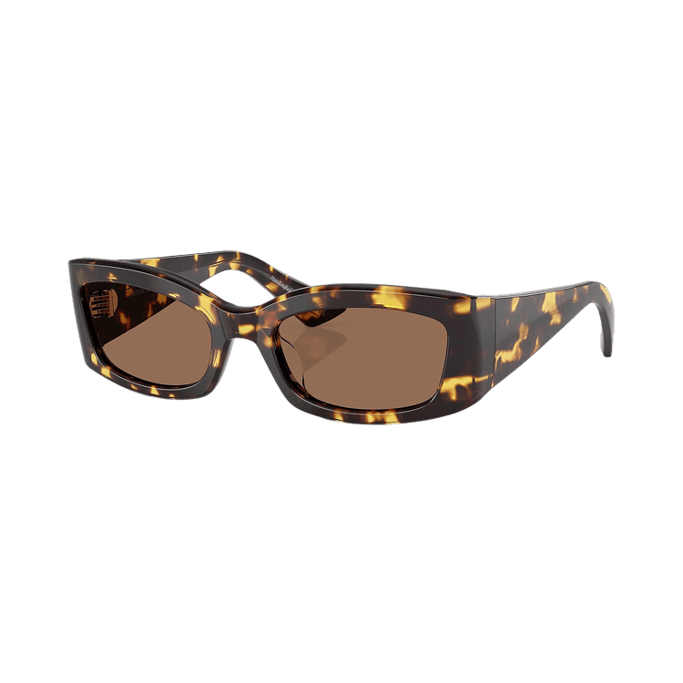 Khaite Rectangular Sunglasses — Brown