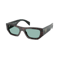 Prada Rectangular Sunglasses — Green