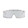 Rick Owens Shield Sunglasses — Silver