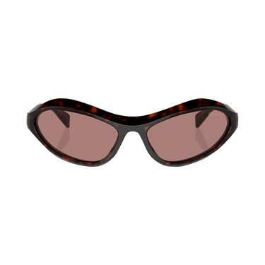 Prada Oval Sunglasses — White