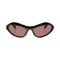 Prada Oval Sunglasses — White