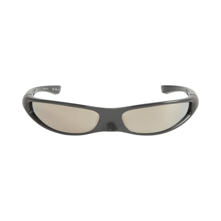 Balenciaga Blade Rectangle Sunglasses — Grey