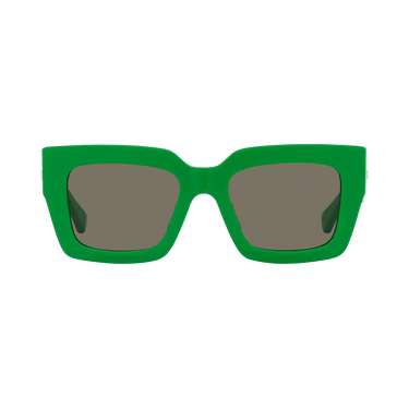 Bottega Veneta Square Sunglasses — Green