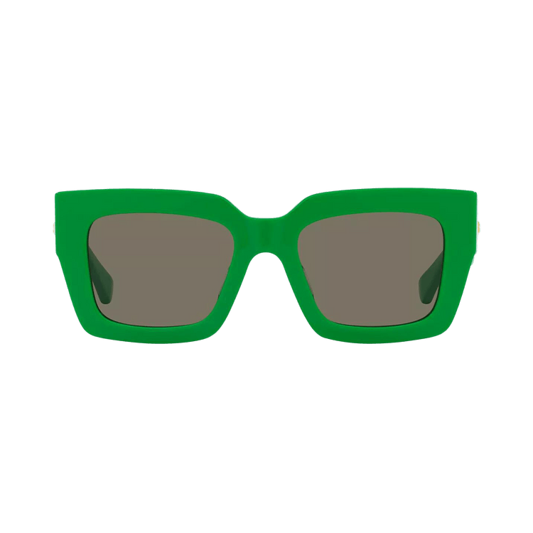 Bottega Veneta Square Sunglasses — Green