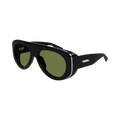 Bottega Veneta Aviator Style Sunglasses — Black