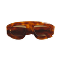 Bottega Veneta Geometric Sunglasses — Brown