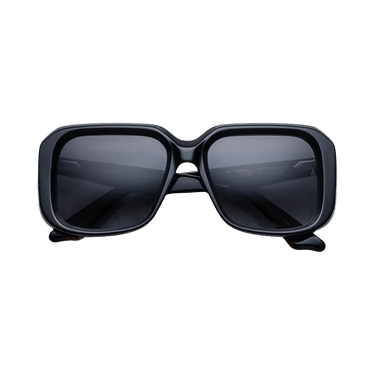 Jacques Marie Mage Square Sunglasses — Black