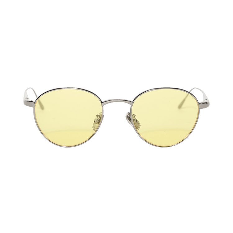 Loewe Groove Round Sunglasses — Yellow