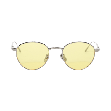 Loewe Groove Round Sunglasses — Yellow