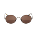 Loewe Groove Round Sunglasses — Brown