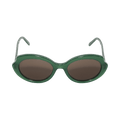 Loewe Oval Sunglasses — Green