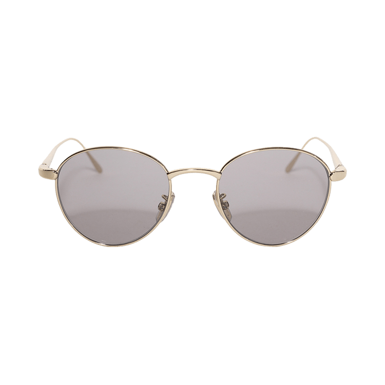 Loewe Groove Round Sunglasses — Gold