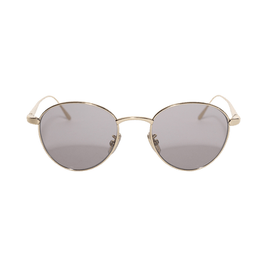 Loewe Groove Round Sunglasses — Gold
