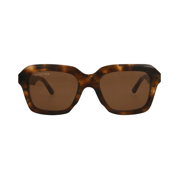Balenciaga Square Sunglasses — Brown