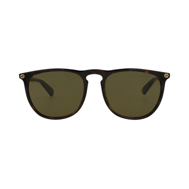 Gucci Round Sunglasses — Brown