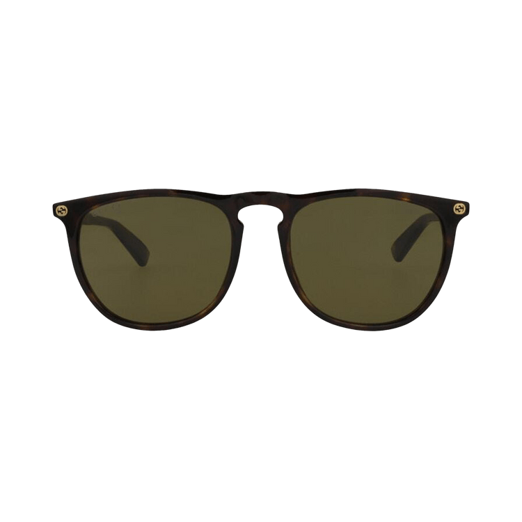 Gucci Round Sunglasses — Brown