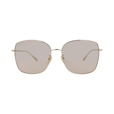 Gucci Square Sunglasses — Gold