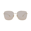 Gucci Square Sunglasses — Gold