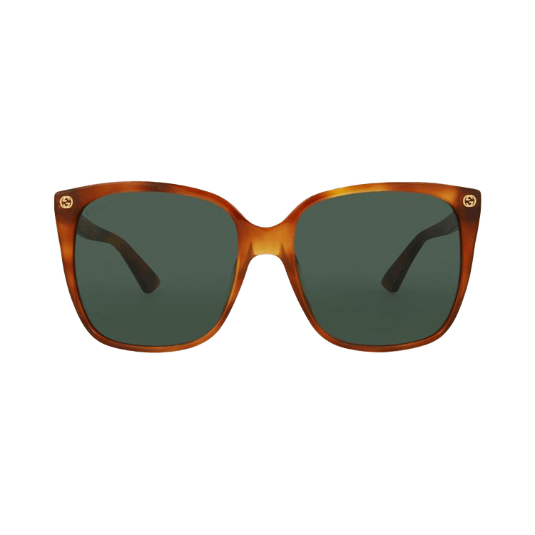 Gucci Square Sunglasses — Brown