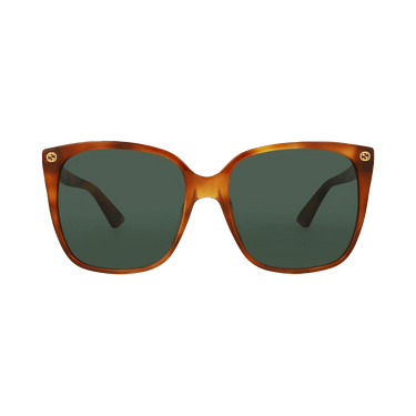 Gucci Square Sunglasses — Brown
