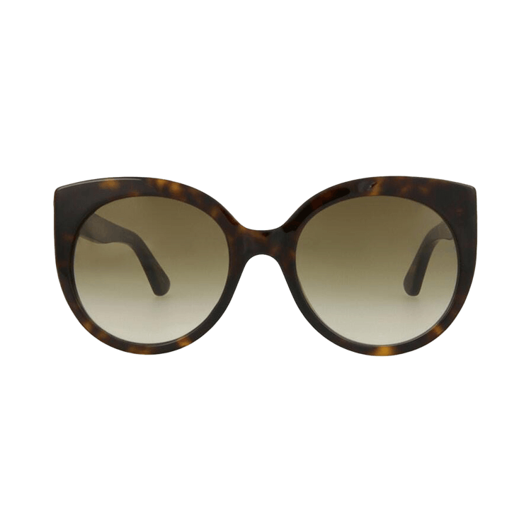 Gucci Round Sunglasses — Brown