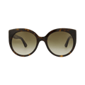 Gucci Round Sunglasses — Brown