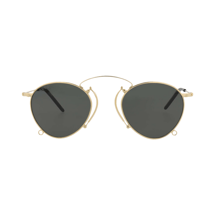 Gucci Round Sunglasses — Gold