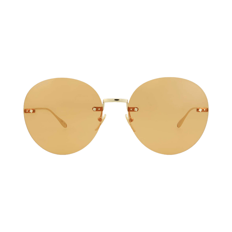 Gucci Round Sunglasses — Gold