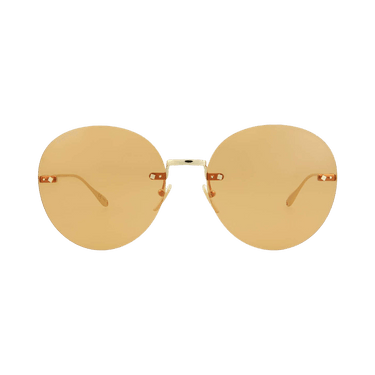 Gucci Round Sunglasses — Gold