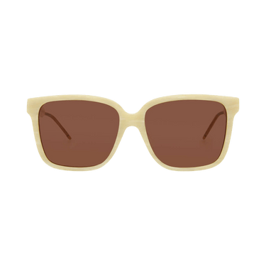 Gucci Square Sunglasses — Tan