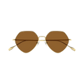 Gucci Geometric Sunglasses — Gold