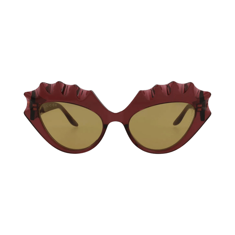 Gucci Cat Eye Sunglasses — Red