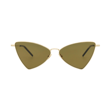 Saint Laurent Cat Eye Sunglasses — Gold