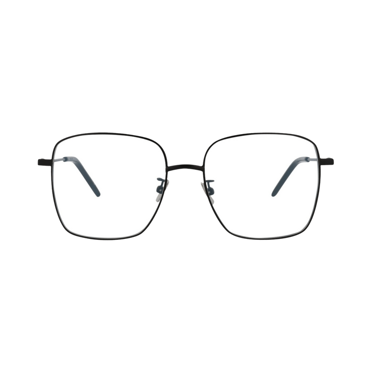 Saint Laurent Square Sunglasses — Black