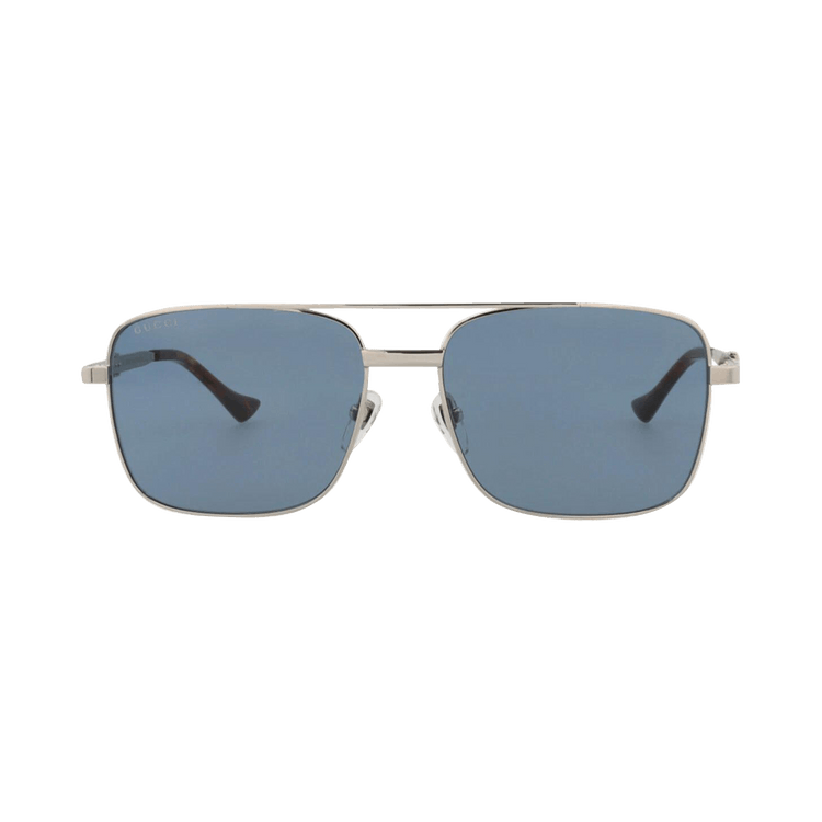 Gucci Square Sunglasses — Silver