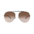 Gucci Aviator Sunglasses — Silver